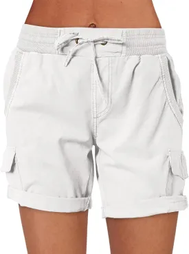 ANRABESS Womens Summer Shorts 2025 Dressy Casual Hiking Cargo Shorts Trendy Outdoor Outfits 6 Pockets