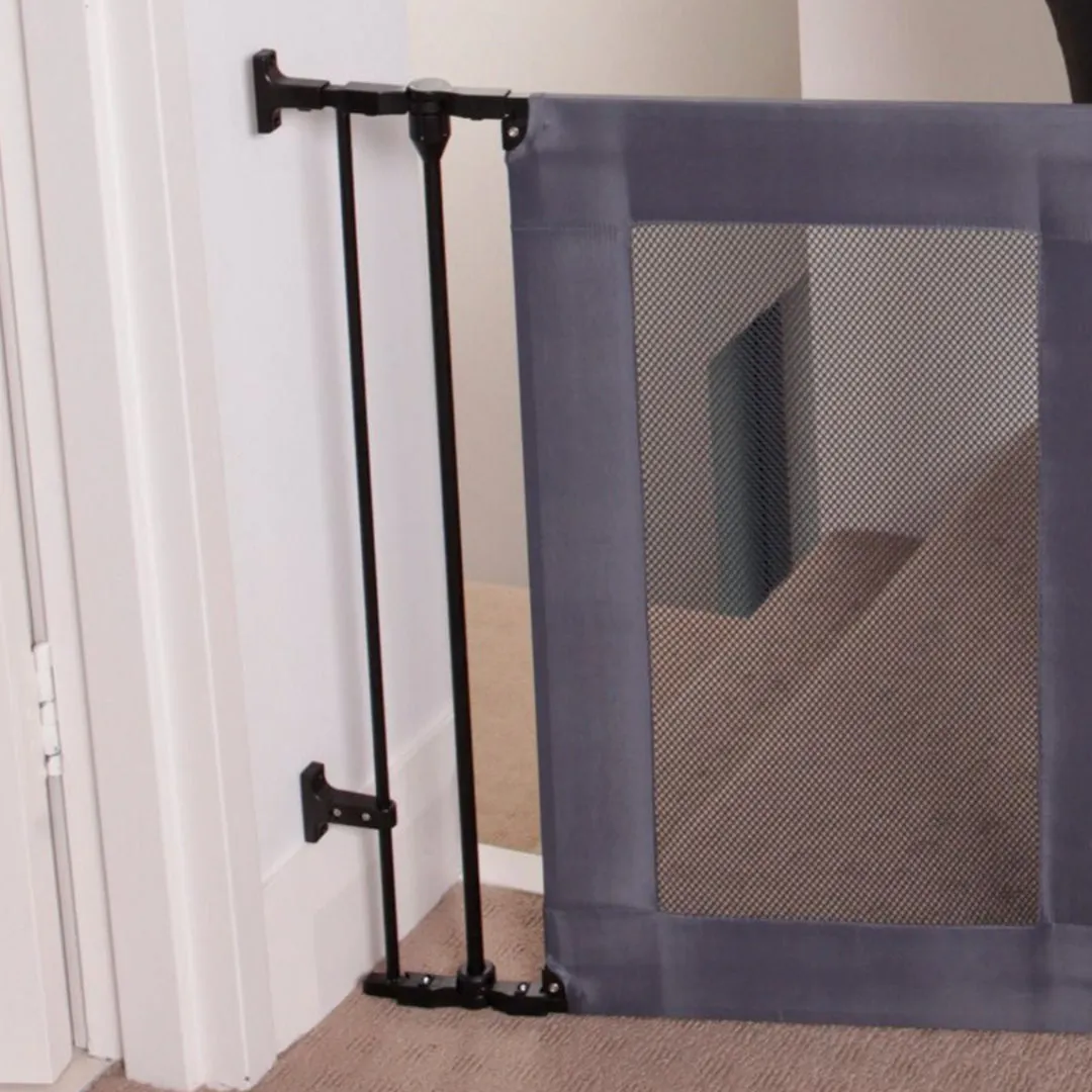 Brooklyn Converta Play-Pen Gate with Mesh Sides - Black/Grey