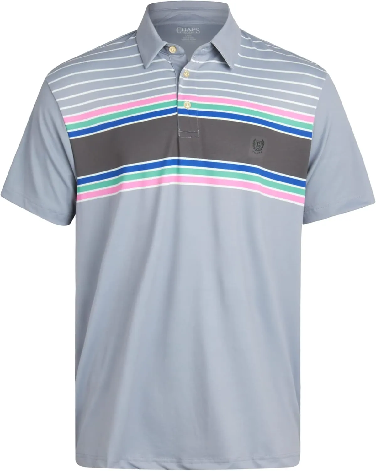 Chaps Men's Polo Shirt - Dry Fit Performance Short Sleeve Golf Polo Shirt for Men (S-2XL)