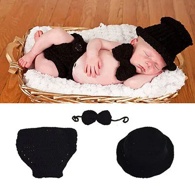 Crochet Newborn Outfits for First Photography Sessions - Baby Costumes