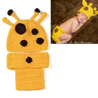 Crochet Newborn Outfits for First Photography Sessions - Baby Costumes