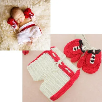 Crochet Newborn Outfits for First Photography Sessions - Baby Costumes