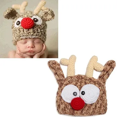 Crochet Newborn Outfits for First Photography Sessions - Baby Costumes