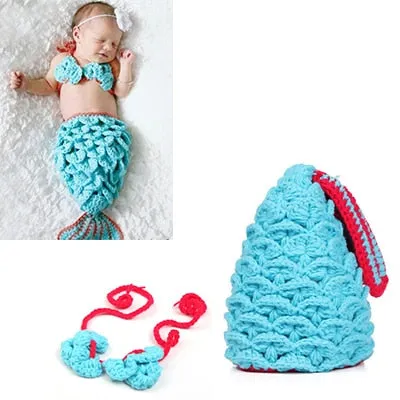 Crochet Newborn Outfits for First Photography Sessions - Baby Costumes