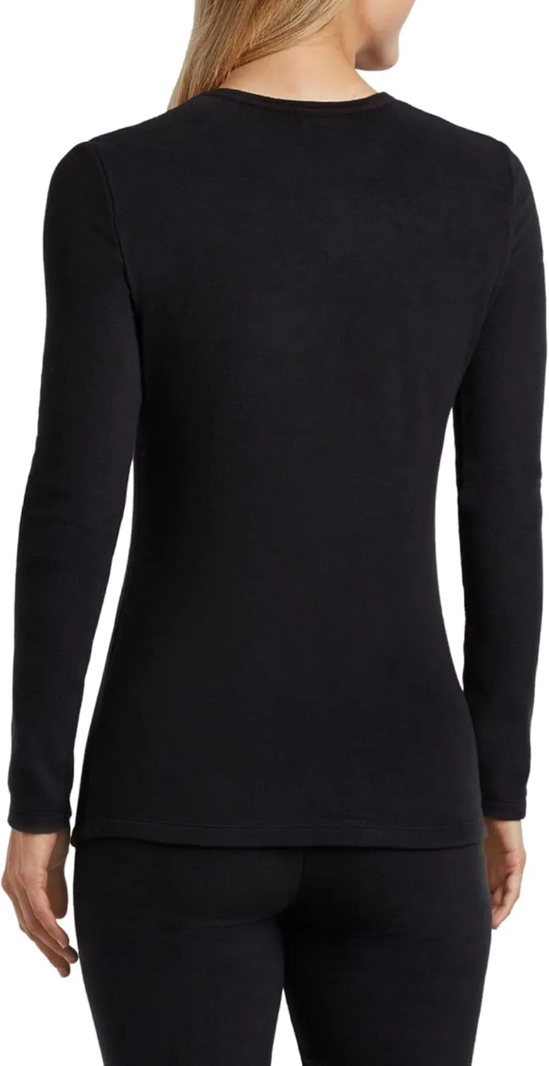 Cuddl Duds Women's Fleecewear with Stretch Crew Neck