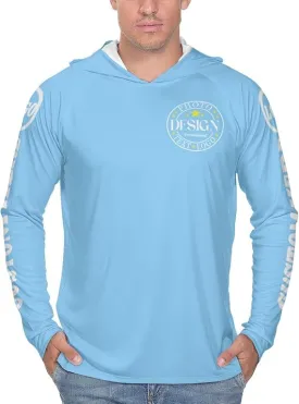 Custom Personalized Sun Protection Hoodie UV Shirt for Men Women, Customized UPF 50  Long Sleeve Tshirts Gifts