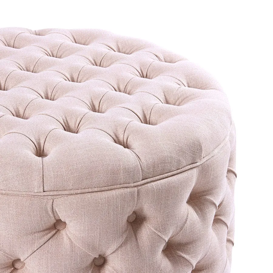 Emma Storage Ottoman Large 75cm Dusty Pink