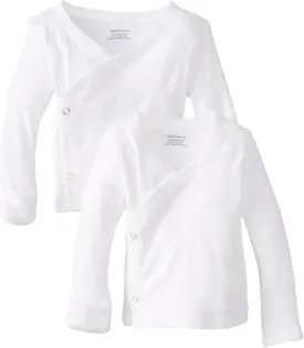 Gerber Baby 2-Pack Long-Sleeve Side-snap Mitten-Cuff Shirt