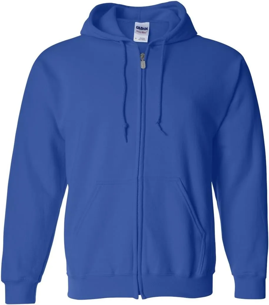 Gildan Adult Fleece Zip Hooded Sweatshirt, Style G18600, 4X-Large