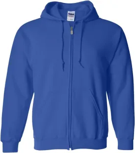 Gildan Adult Fleece Zip Hooded Sweatshirt, Style G18600, 4X-Large
