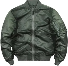 GYori Bomber Jacket Men Vintage Motorcycle Military Coat Spring Winter Padded Casual Pilot Male Clothing