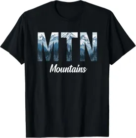 Nature & mountain landscape for outdoor fans T-Shirt