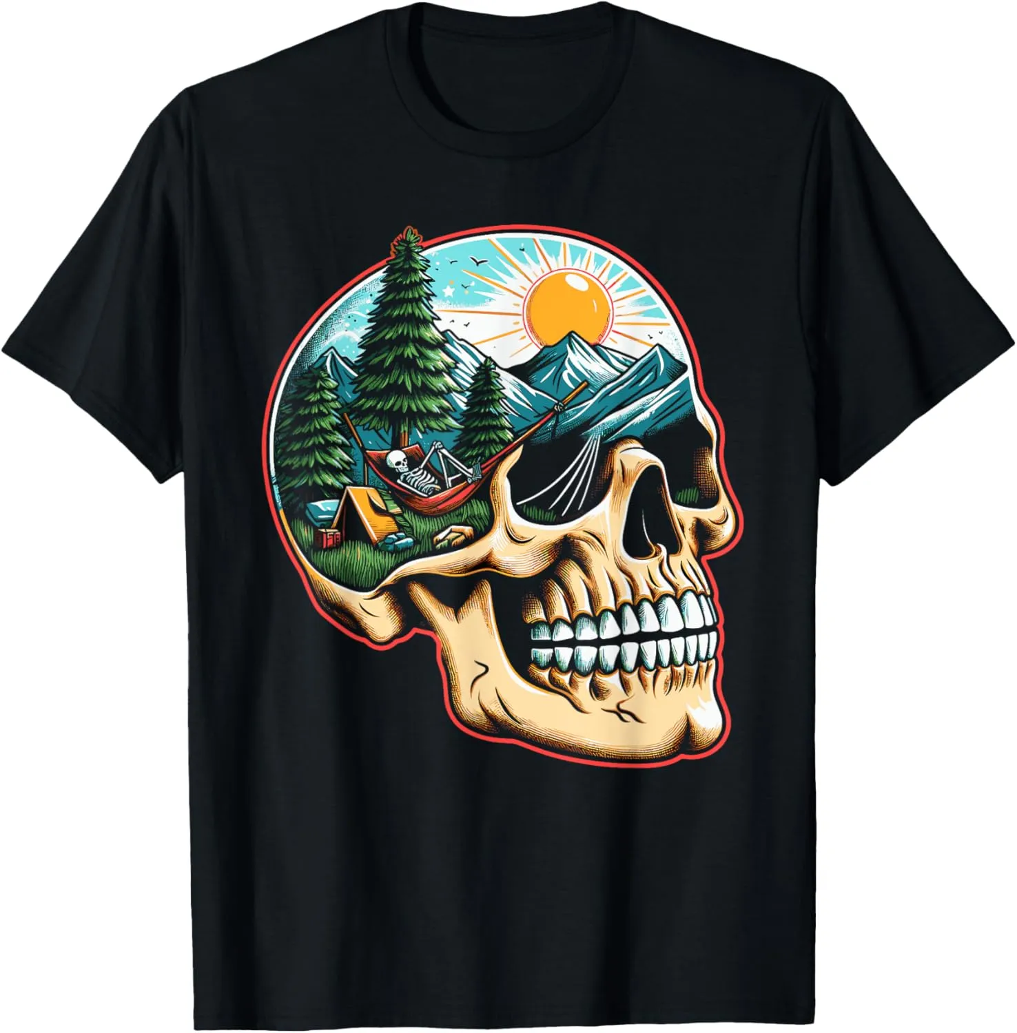 Nature Landscape Mountain Lover Outdoor Hiking T-Shirt