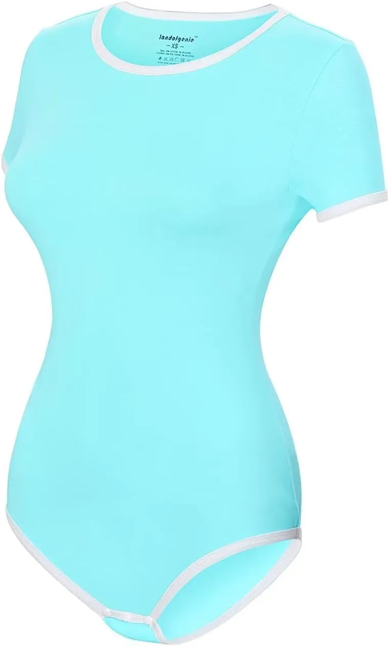 Onesie for Women Basic Adult Bodysuit Pajamas Solid Color Romper for Sleepwear Going Out