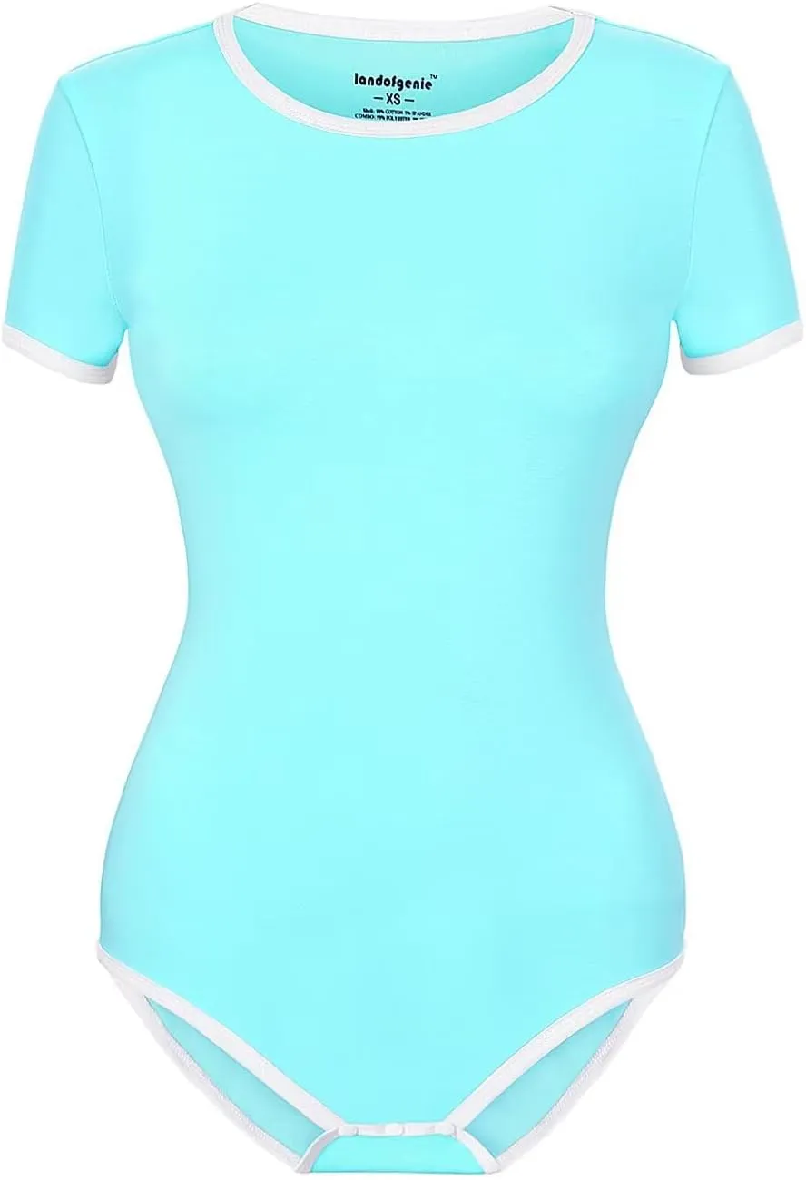Onesie for Women Basic Adult Bodysuit Pajamas Solid Color Romper for Sleepwear Going Out