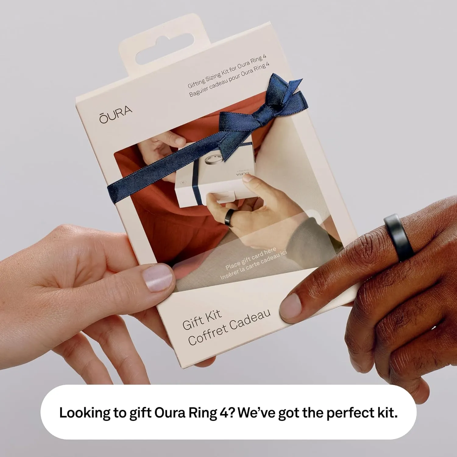 Oura Ring 4 - Brushed Silver - Size 10 - Smart Ring - Size First with Oura Ring 4 Sizing Kit - Sleep Tracking Wearable - Heart Rate - Fitness Tracker - Up to 8 Days of Battery Life