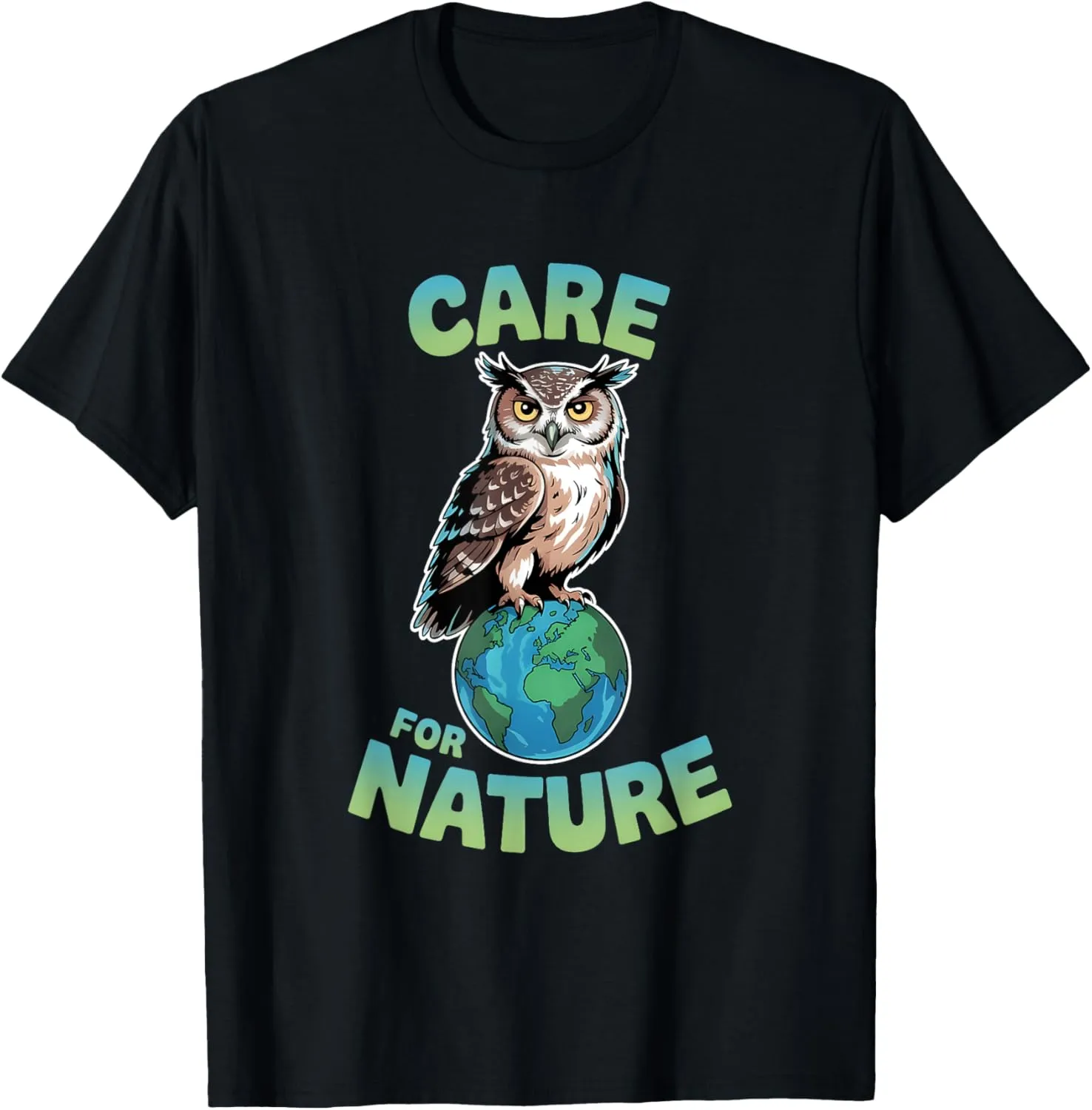 Wildlife Conservation Owl For Nature Lover Environmentalists T-Shirt